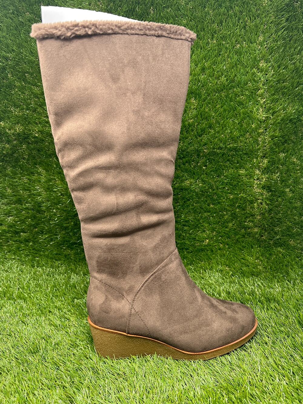 Aerosoles Women's 7M Binocular2 Brown Suede Knee High Boots